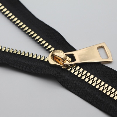 Size 10 imitation metal zipper coarse tooth code bar resin zipper leather goods luggage durable rubber tooth zipper in stock