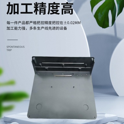 Dongguan factory display screen housing all aluminum CNC molding surface treatment sandblasting oxidation integrated machine outer frame processing