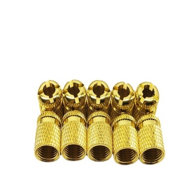 New energy hardware processing parts electroplating imitation gold metal parts spray baking paint oxidation chrome plating surface treatment customized