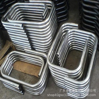 Stainless steel pipe bending processing Copper aluminum pipe L-bend U-bend core drawing bending 45 degrees 90 degrees special-shaped bending processing welding