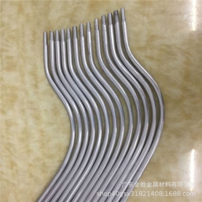 6063 aluminum tube solid rod bending punching welding turning teeth reduction and expansion laser cutting sandblasting oxidation