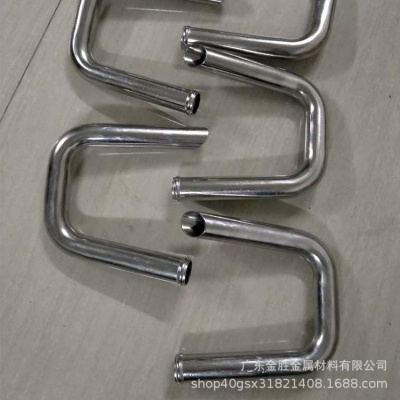 Stainless steel pipe bending processing Copper aluminum pipe L-bend U-bend core drawing bending 45 degrees 90 degrees special-shaped bending processing welding