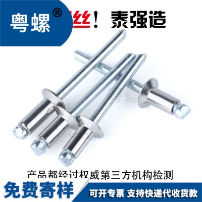 304 all stainless steel closed round head blind rivet GB12615 closed round head rivet