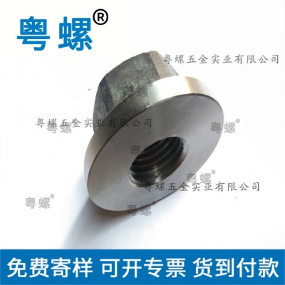 Manufacturer Oxidized Black Belt Pad Hexagonal Nut M42 High Strength Belt Pad Nut Flange Face Pressure Plate Mother
