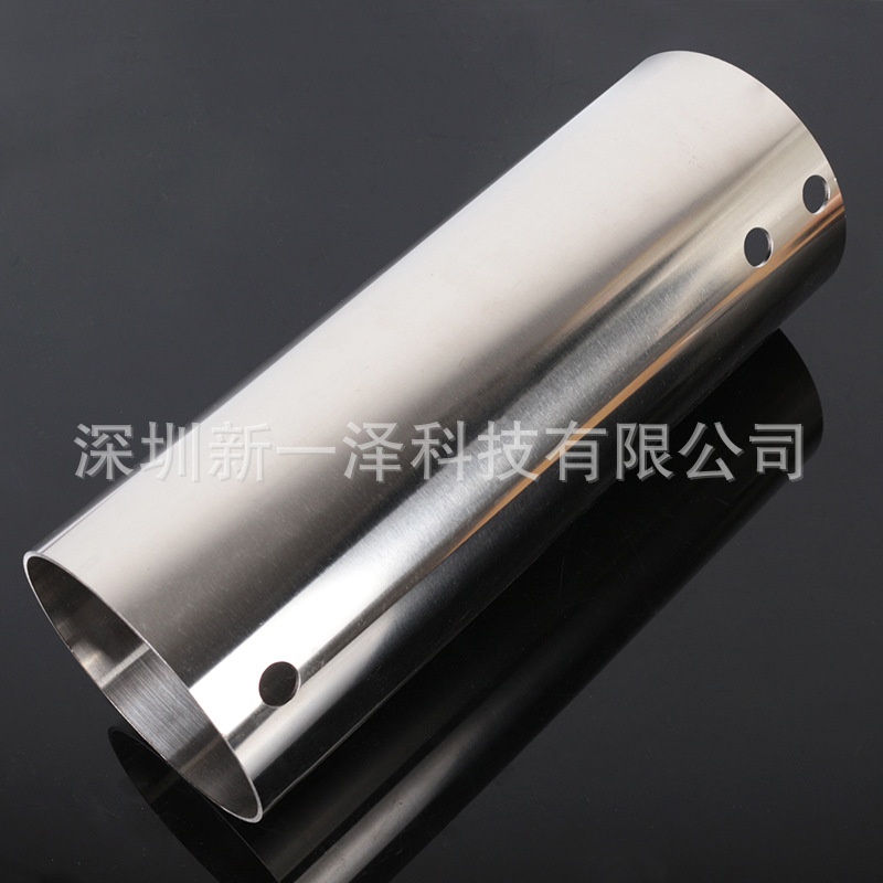 304316L stainless steel tube laser cutting fine hole discharge tiny aperture processing punching opening hollow striking
