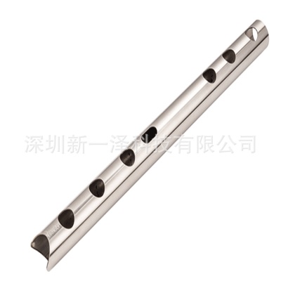 304316L stainless steel tube laser cutting fine hole discharge tiny aperture processing punching opening hollow striking