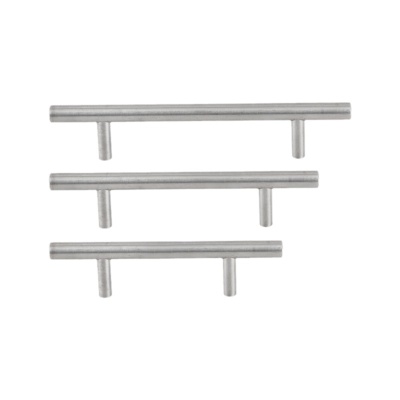 Stainless steel cabinet door small handle European style wine cabinet cabinet door handle extended round tube modern simple drawer handle