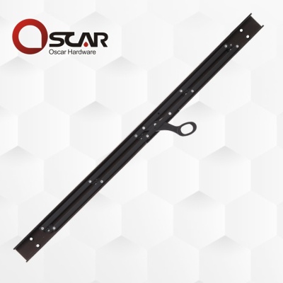 Glass Hand-Rocking Blind Bracket Aluminum Alloy Window Opener Double Handle Hand-Rocking Window Tie Rod Aluminum Plastic Door and Window Hardware