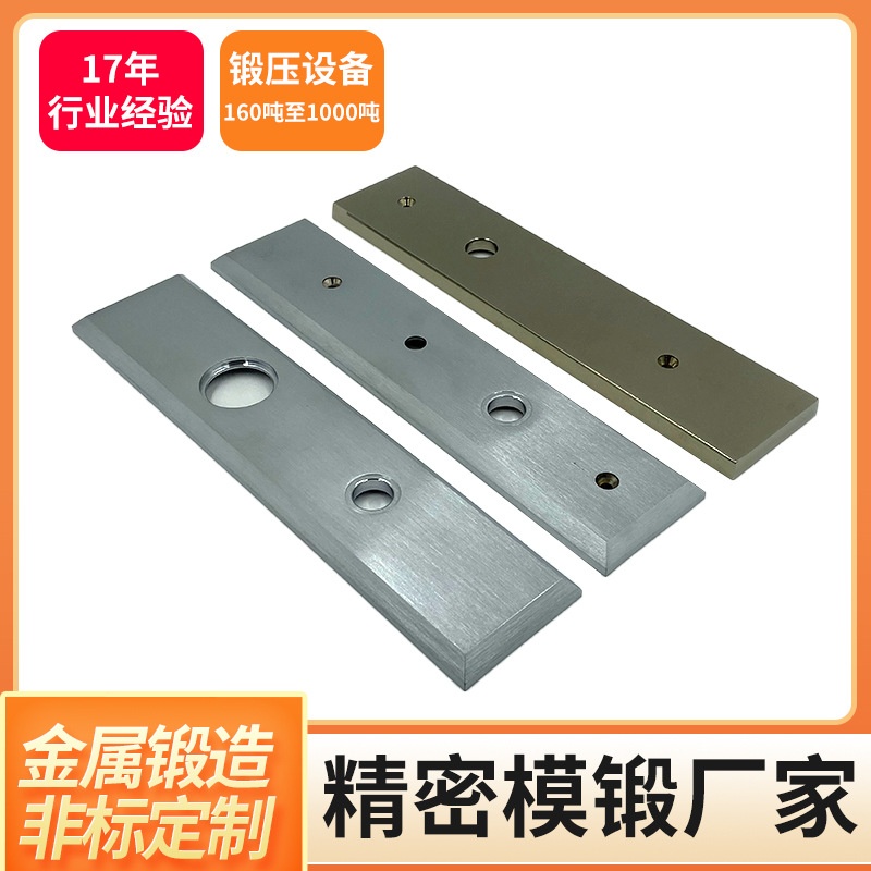 Precision die forging factory custom smart door lock metal panel processing forging processing brass hot forging processing