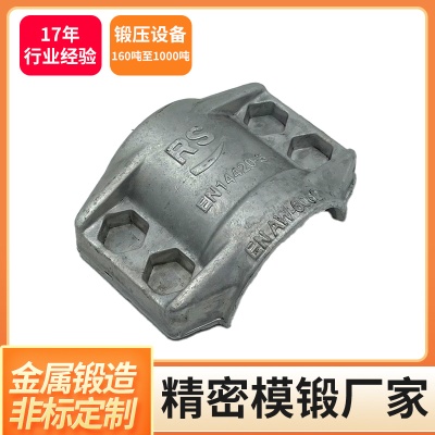 Aluminum-titanium alloy stainless steel precision parts forging non-standard hardware custom copper-iron parts forging CNC machining