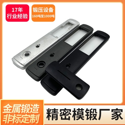 Manufacturer produces smart door lock metal panel forging processing precision die forging stainless steel door lock panel customization