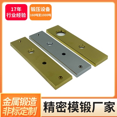 Precision die forging factory custom smart door lock metal panel processing forging processing brass hot forging processing