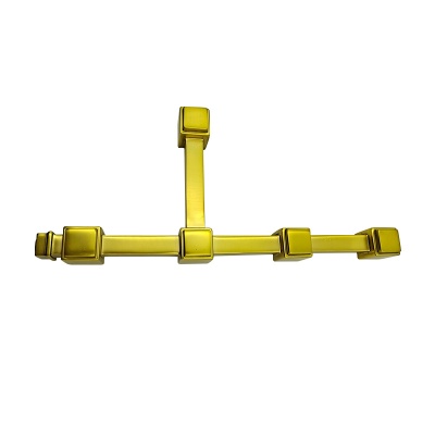 Manufacturer Custom Bathroom Hardware Hanging Stainless Steel Towel Holder Bathroom Storage Rack Towel Rod Brass Tissue Holder