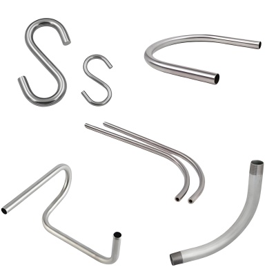 Stainless steel pipe bending processing hollow pipe bending pipe bending processing stainless steel tapering, drilling, tapping and bending