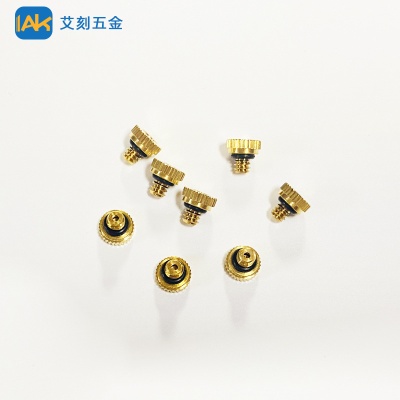 Brass low pressure nozzle one section cooling nozzle spray head agricultural irrigation garden humidification atomizing nozzle spray head