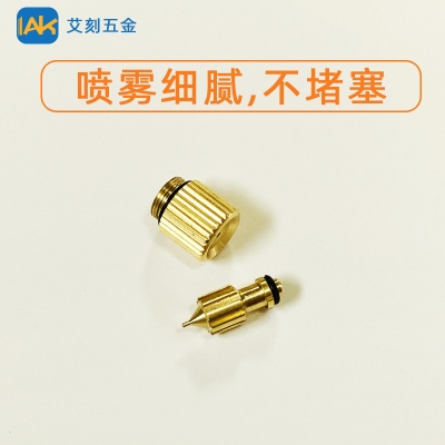 Oxygen injector nozzle atomizing nozzle beauty device spray head spray mouth face washer humidifying spray accessories factory processing