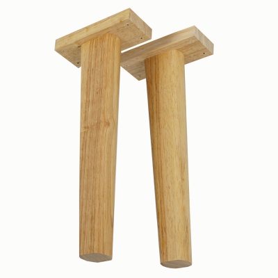 Solid wood table feet in raw wood color Nordic simple furniture support feet table coffee table DIY accessories multi-size optional