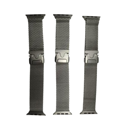 Apple Watch Band Milanese S10 Generic Universal Stainless Steel Parachute Watch Band Milan Steel Band
