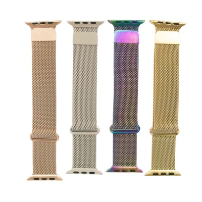 Apple Watch Strap Premium Sensing iwatch Magnetic Absorbent Milanese Smart Strap 38-42 Stainless Steel MIM