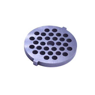 Manufacturer Guangming inner hole 7mm meat grinder outer card cutter head kitchen small appliance meat outlet hole plate porous meat outlet plate