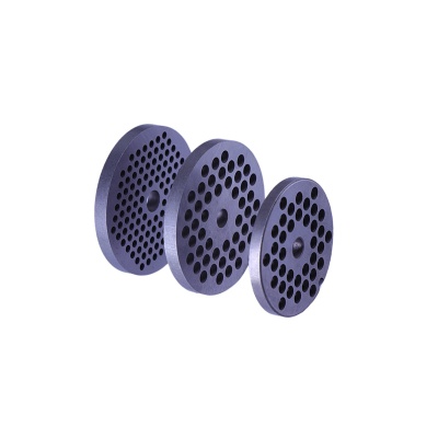 Powder metallurgy parts meat grinder circular cutterhead machine stainless steel food meat grinder accessories meat grinding and meat outlet orifice plate