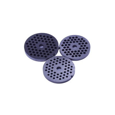 Powder metallurgy inner hole 8mm meat grinder chamfered inner card cutter head kitchen small appliance meat outlet plate wholesale