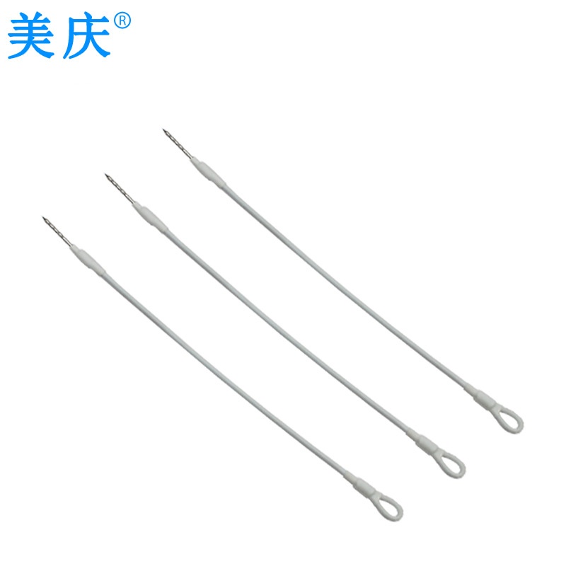 Meiqing Supermarket Anti-theft Wire Rope Clothing Anti-theft Magnetic Clasp Wire Strap Shoes Hat Leather Goods Anti-theft Protective Rope White