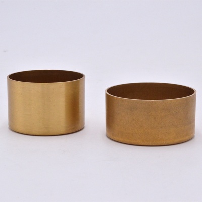 黄铜脚套家具配件冲压加工 桌椅铜脚套五金配件冲压件开模定制