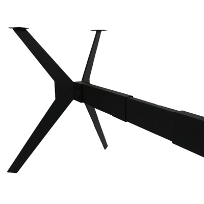 工厂价加粗可伸缩蝴蝶腿五金桌架加厚烤漆铁艺桌脚桌腿异形桌子腿