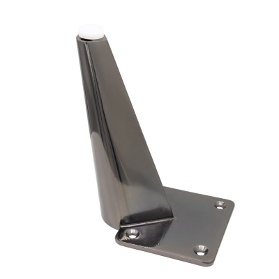 Factory direct sales light luxury furniture offset cone foot sofa coffee table table foot hardware thickened support leg bedside table load bearing