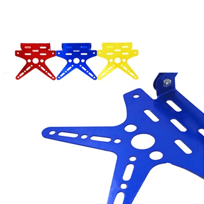 摩托车电动车改装配件 摩托牌照架车牌架 可调节摩托车改装支架