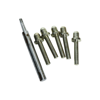 Metal lamp accessories processing hollow iron tube lamp hardware accessories M4 inner tooth tube metal connection single head tube