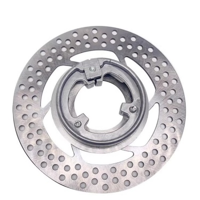 Electric vehicle drum brake modified disc brake accessories 110mm fixed small turtle Fuxi combat speed motor special tension ring