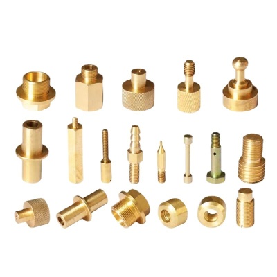 Manufacturer's non-standard screw processing brass parts copper nuts studs automatic lathe hardware parts precision processing