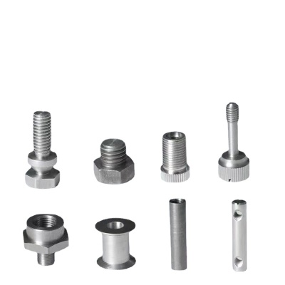 Non-standard screw processing stainless steel screw CNC lathe processing special-shaped hexagon nut copper column hardware parts