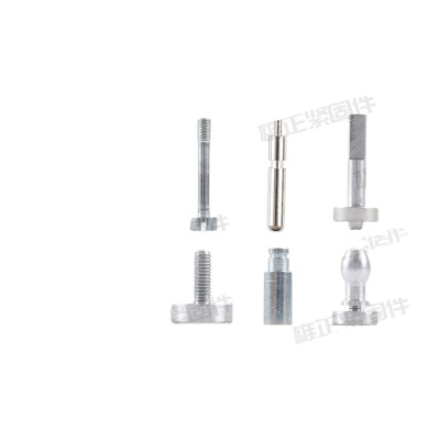 Non-standard stainless steel aluminum copper parts processing special-shaped screw screws nuts automatic lathe production and processing hardware