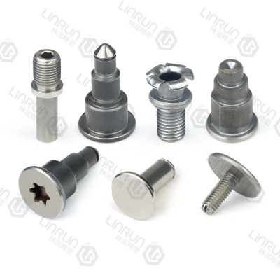 Multi-station cold heading processing, cold heading non-standard hardware parts, cold pier special-shaped screws, T-type step nut processing