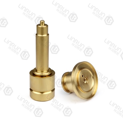 Precision center-travel locomotive milling composite processing custom red copper brass bronze red copper parts bearing connecting rod tapping knurling