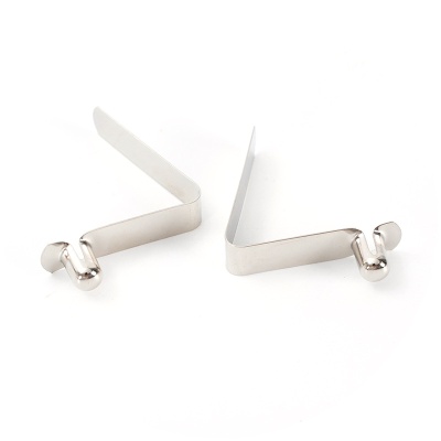 5.8mm single-bead hollow manganese steel stainless steel nickel-plated and blue-zinc-plated V-shaped U-shaped shrapnel buckle with internal positioning buckle