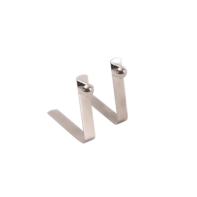 Solid single-bead V-shaped spring plate clothesline special tube positioning shrapnel manganese steel bullet buckle 7.5x8x44mm