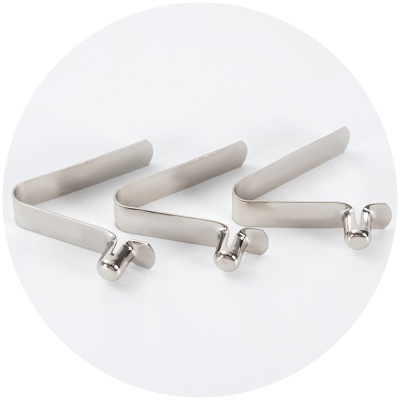 6mm single-bead hollow V-shaped shrapnel U-shaped positioning spring clip spring leaf tube stamping part positioning bead jumping manganese steel sheet