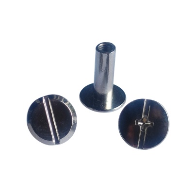 Nickel plated female rivets flat cross flat head female screw fasteners female rivets m5 female screw set