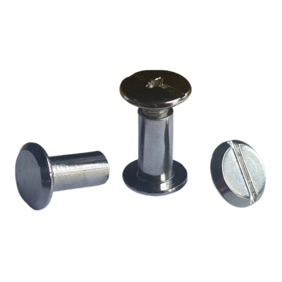 Custom M5 carbon steel account staples, one-character eleven-character nickel-plated female rivets, photo album docking and lock nailing