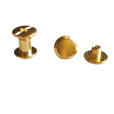 Ledger Nail Gold Sub-Mother Rivet Recipe Sample Booklet Female Screw Eleven-Character Locking Screw M4 Diameter 5