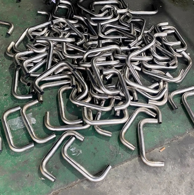 304 stainless steel pipe bending processing 304/316 metal pipe bending custom bending copper aluminum stainless steel processing