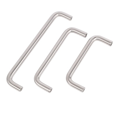 304/316 stainless steel bent U-shaped handle round stainless steel handle metal accessories manufacturer straight hair