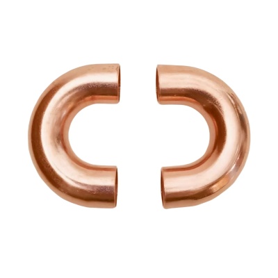 Copper elbow 180 degree elbow U-shaped socket bending easy welding copper pipe metal hardware precision accessories